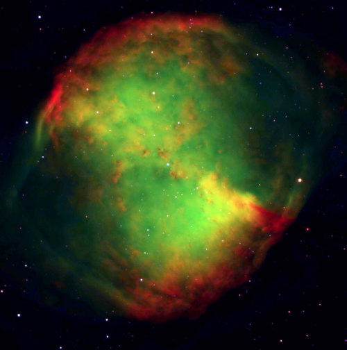 astronomicalwonders:The Dumbbell NebulaThe Dumbbell Nebula ­— also known as Messier 27 or 