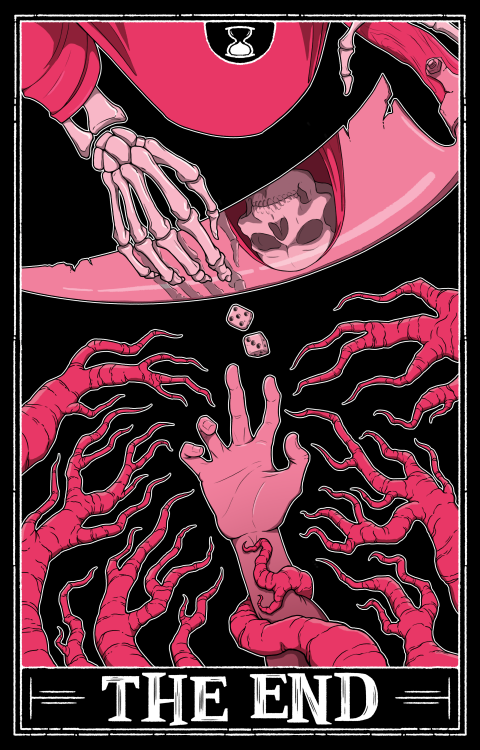 speakerunfolding: I’m so excited to finally post these: my tarot designs for the RQ merch store!!!