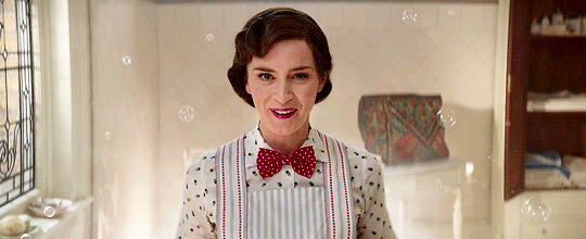 margotsrobbie:  Emily Blunt as Mary Poppins in the first official trailer of Mary