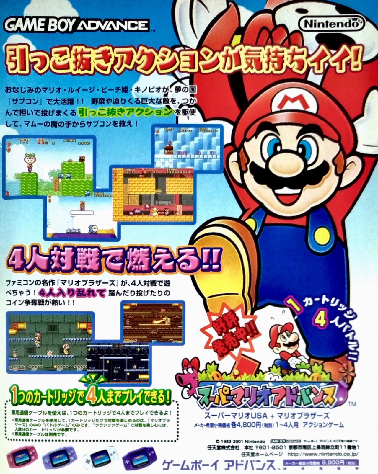市場 ニンテンドー GBAソフト スーパーマリオアドバンス4 Nintendo