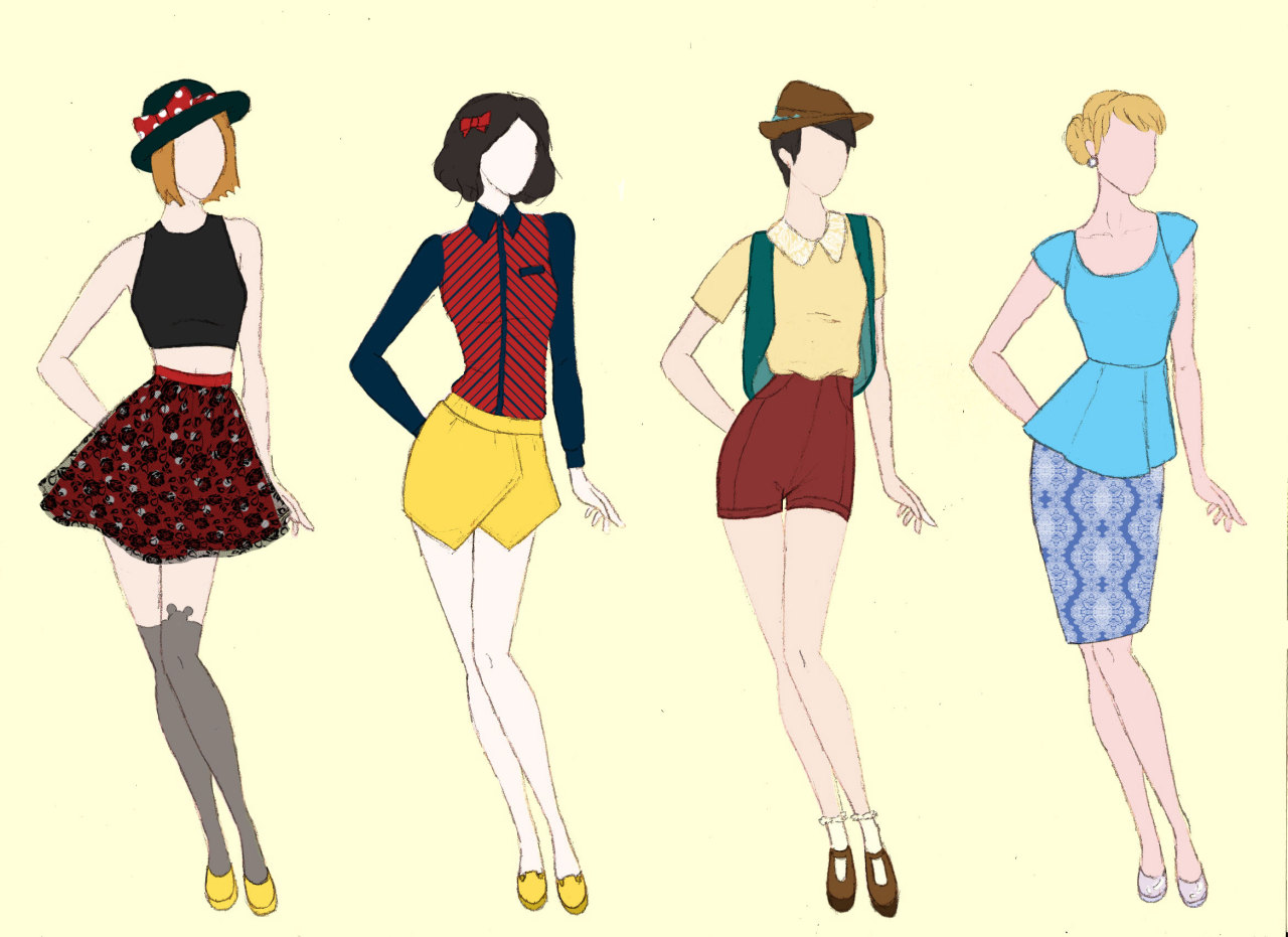  Disney Inspired Fashion: Minnie Mouse (1928) Snow White - Snow White and the Seven