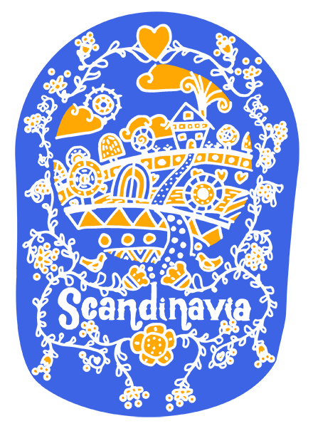 A Larger Scale Scandinavian Inspired Pattern Design Created For My Colleges Pop-up Shop. I Was Inspired