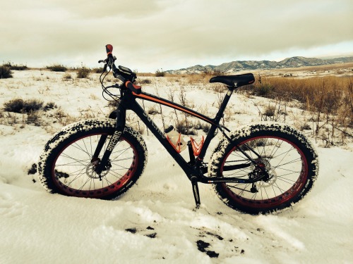 First ride on the Borealis Yampa in the Snow. 