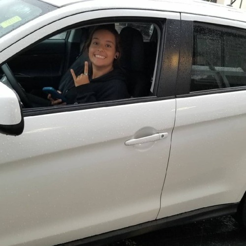 Ya girl got the whip!! We driving wit gas now. . . . #newcar #mitsubishioutlander #firstcar #newgr