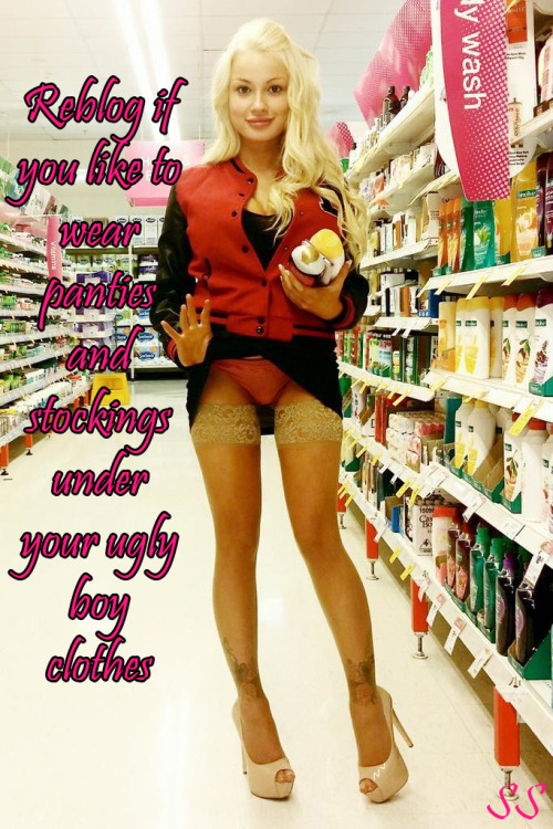 trainingforsissies:You NEED to be Trained SISSY! I do! even when I go to work