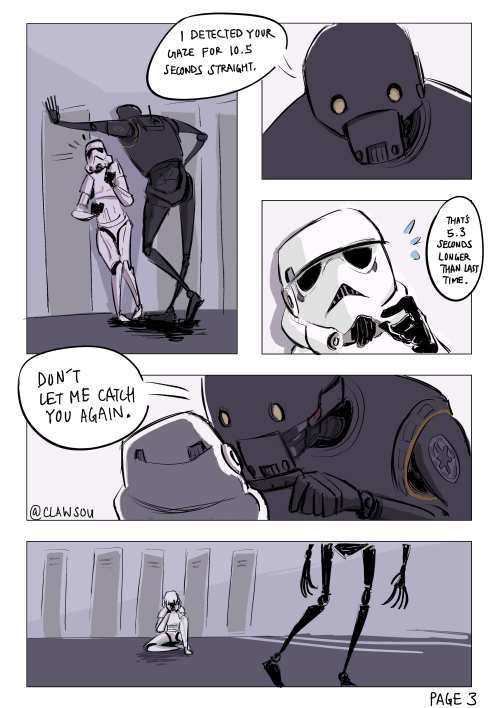 clawsou:K-2SOs can cause major distraction for the Imperial army.(Easter egg on the locker door!)Lat