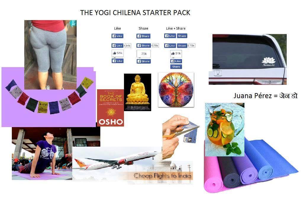 CHILEAN STARTER PACKS on Tumblr: THE YOGI STARTER PACK