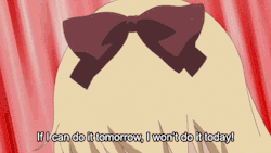 hetaliastuck14:  My life in a gif   I&rsquo;m gonna rewatch this anime now because I miss me some Kyouko.