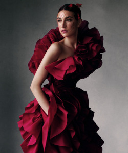 csebastian:  Harper’s Bazaar, November 2012 ( ) photographer: Victor Demarchelier Jacquelyn Jablonski 