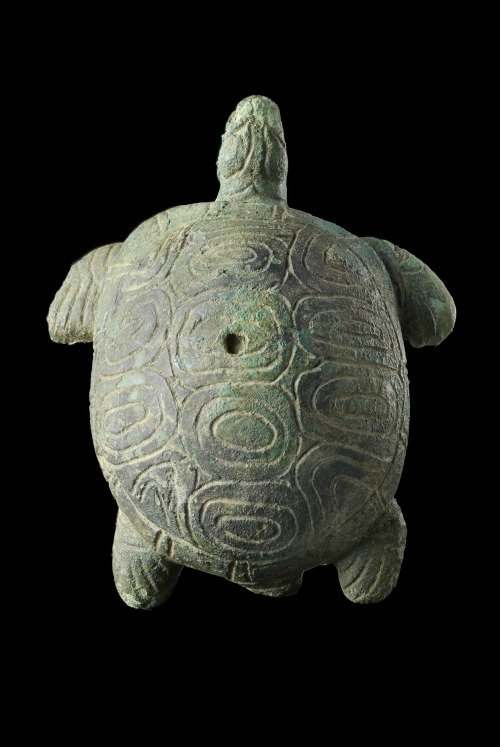 archaicwonder: Etruscan Bronze Turtle, 6th-5th Century BC In Greek mythology, the turtle is closely 