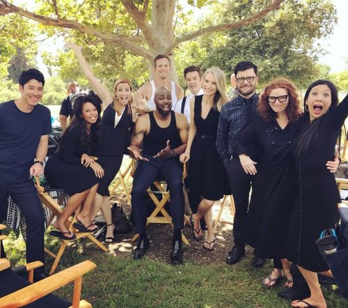 Pics of the Day: @jamesmarstersof & #Pride having a good ol’ time filming a funeral&hellip