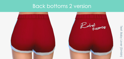 manueapinny: BAB BAB : Sleepwear setTeen to elder | Tops and Bottoms category✓ Base game compatible✓