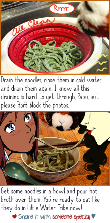 stuffinfluffcooking:  It just so happens that we found ourselves a perfectly adorable Pabu plush AND a wonderful new food blog that features Avatar and other fandom-inspired recipes!  What else could we do?  StuffinFluff did the obvious and we tried