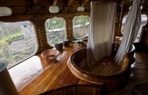 Bathtub Woodwork