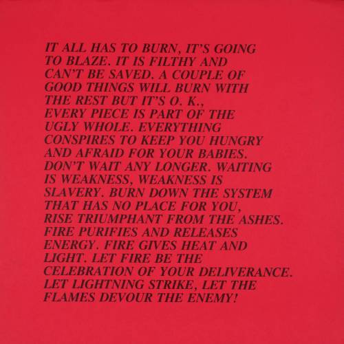 Jenny Holzer. [no title], from Inflammatory Essays. 1972-82.