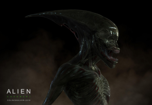 everything-alien-and-predator:Early Neomorph Concept Art for Alien: Covenant