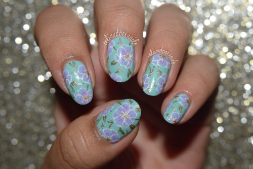 As if I don’t already paint enough florals, here’s another completely inspired by Kristi
