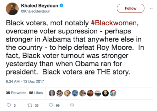 mediamattersforamerica: Right-wing media have spent years advocating for laws to suppress voting rights. Black women shut them all down last night.