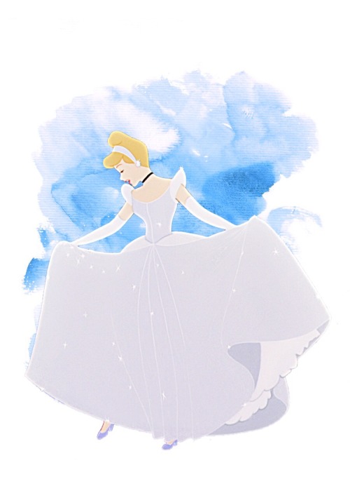livymouse:  Cinderella - Watercolor Set 3 