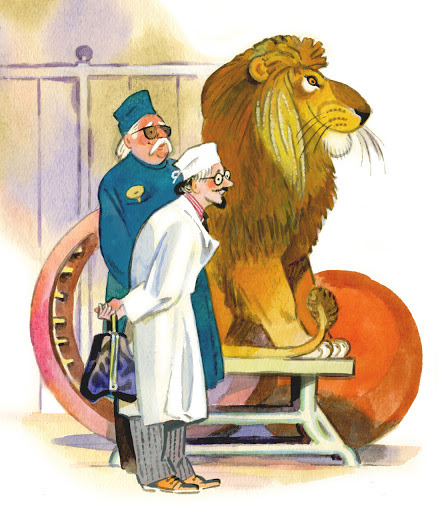 despazito:Illustrations from “The Girl and the Lion”  Г. Бедарёв. - 1987 г.  