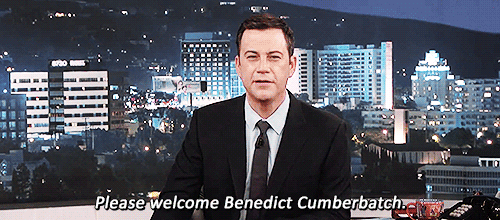 Benedict Cumberbatch On Jimmy Kimmel(December 4, 2013).