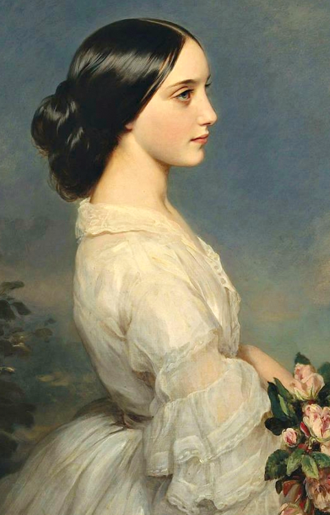 antique-royals:Franz Xaver Winterhalter- Carmen Duchesse de Montmorency .1860