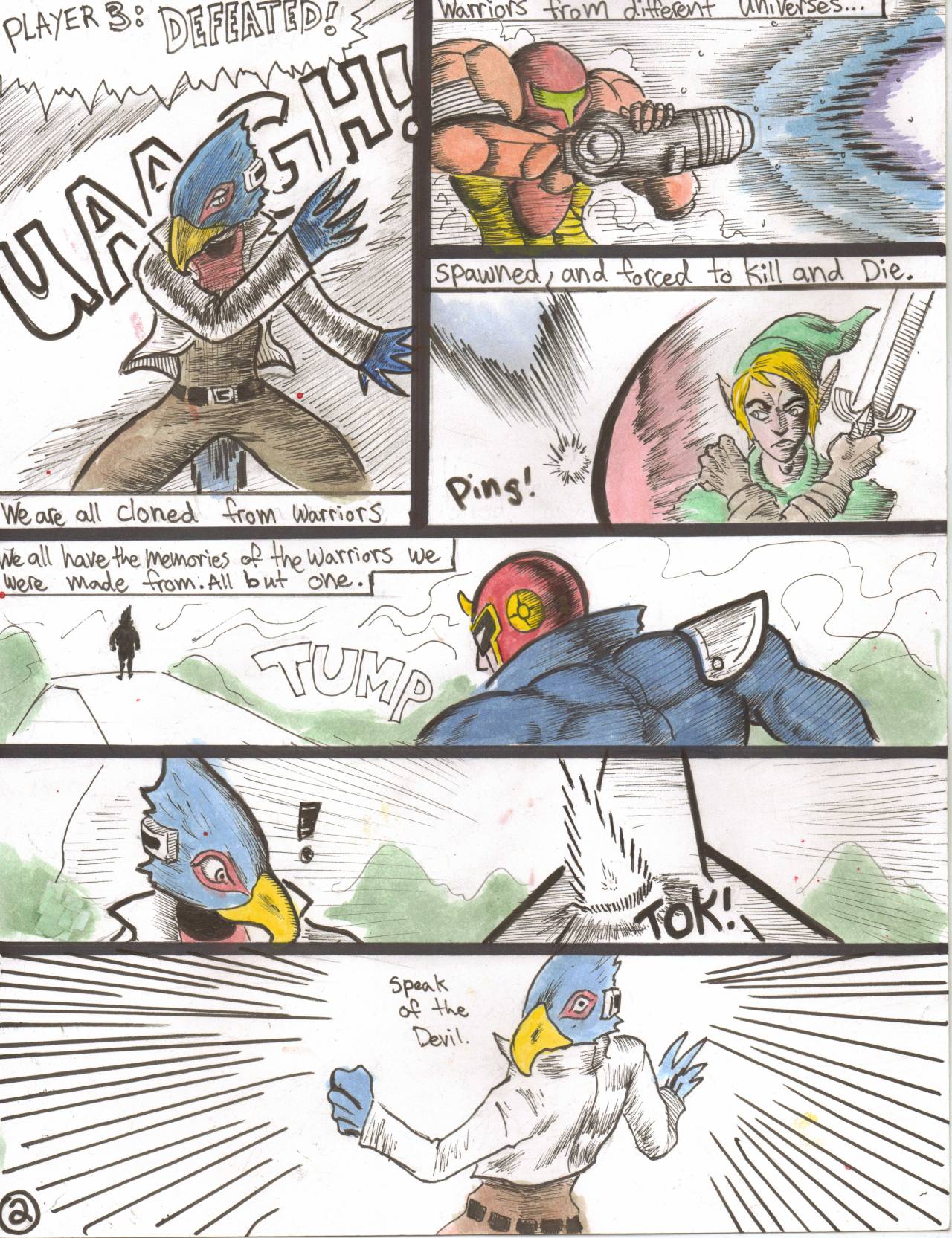celestialpupae:  Super Smash Bros. Melee Fan comic!