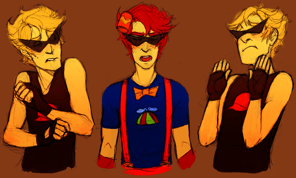 kitkanyan:  Dirk update..  expressions? O:Match them with the dialogue as you see