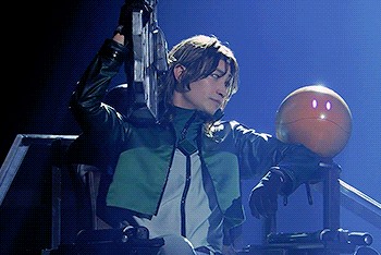 Imari Yu As Lockon Stratos (Lyle Dylandy) For Gundam 00 2nd Stageplay.