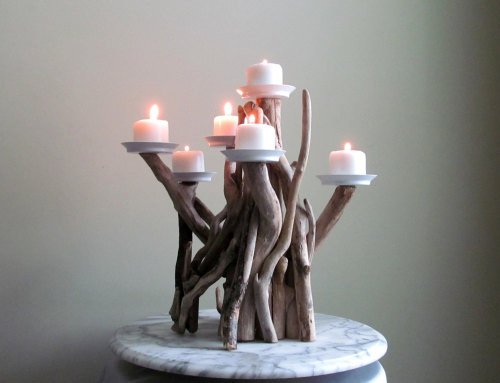 sosuperawesome:  Driftwood Candelabras by DriftingConcepts on Etsy