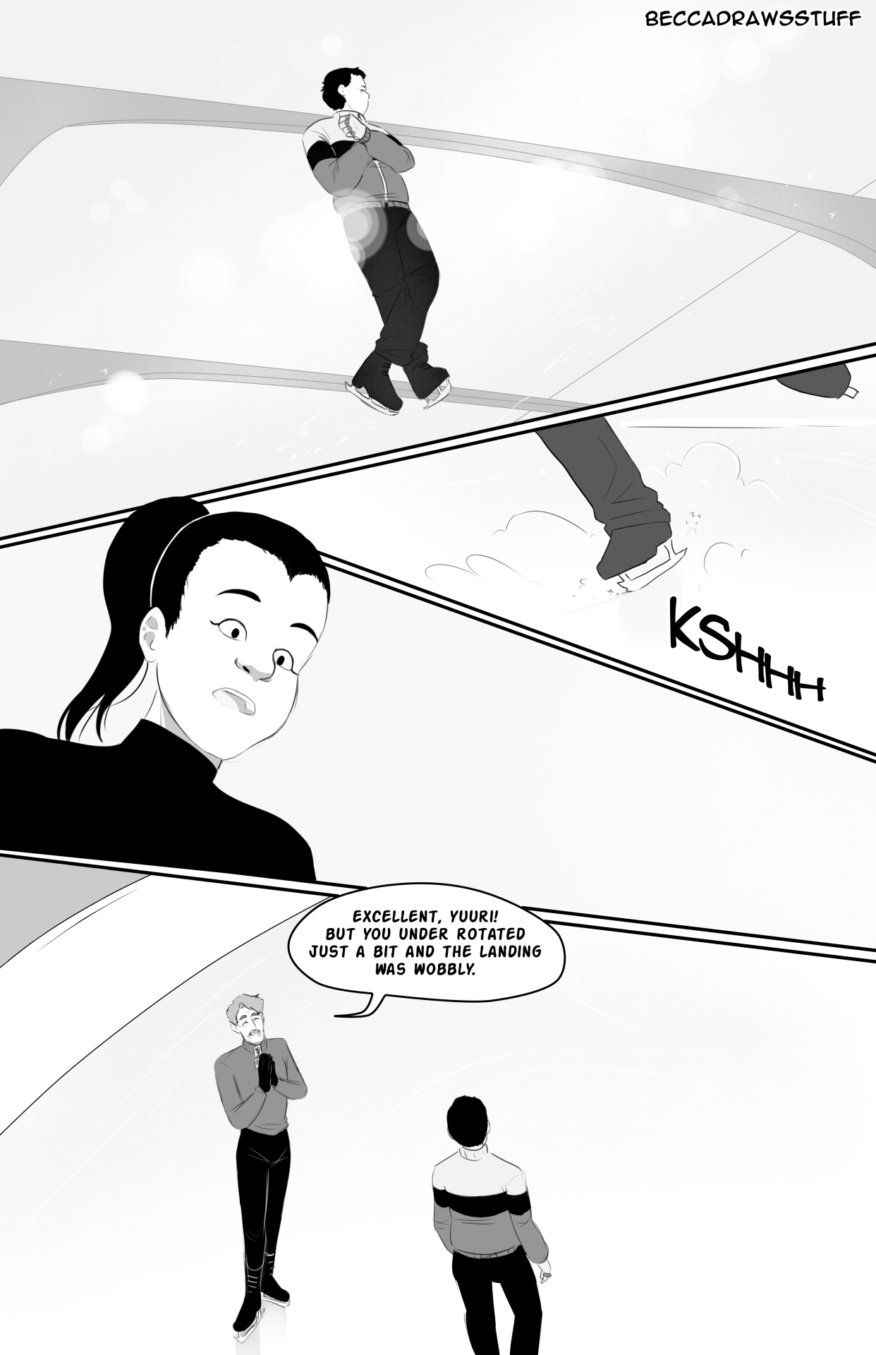 beccadrawsstuff: viktor throws his back out immediately click and drag each page