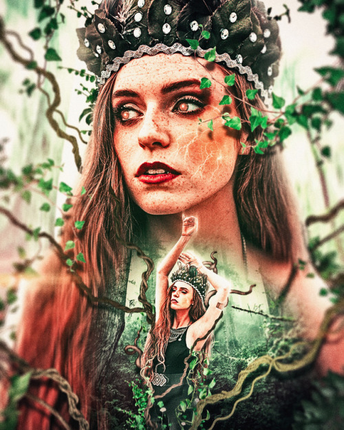 Hegemone, Goddess of Plants by IAMCRIME—Instagram  |  Prints &amp; Merch  |  DeviantArt—Mostly @unsp