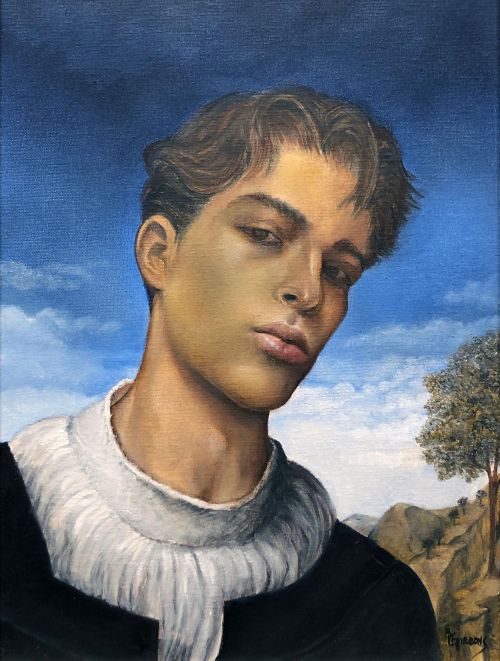 Beyond-The-Pale: Richard Gibbons, Portrait Of Young Man, 2020