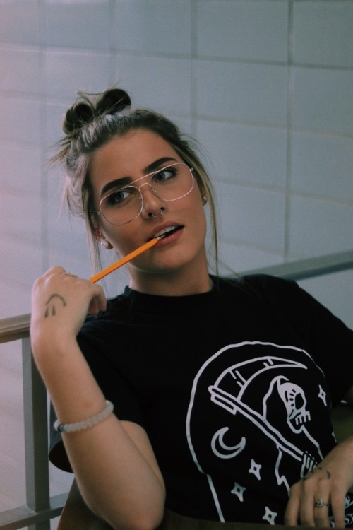 hiitaylorlynn: I wasn’t eating the pencil or was I ?? The world may never know