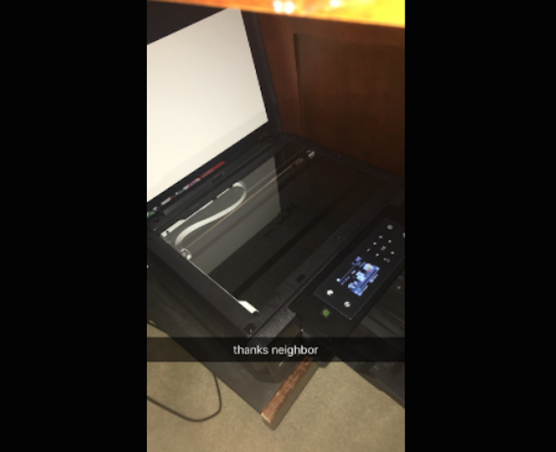 buzzfeed:  This Teen Played A Prank On His Neighbor And Now He Has A New Printer