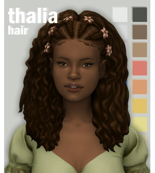 okruee:thalia hairinfo: - clip colour overlay found in hats- bgc- **NOT hat compatible**- all 18 ea 