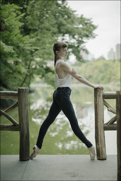 ballerinaproject: Gina - Central Park, New York City Follow the Ballerina Project on Facebook, Instagram, YouTube, Twitter &amp; Pinterest For information on purchasing Ballerina Project limited edition prints. 