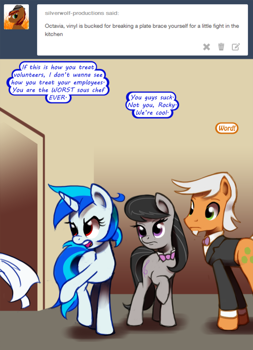 ask-canterlot-musicians:Word!  x3