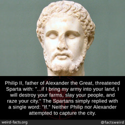 mindblowingfactz:  Philip II, father of Alexander