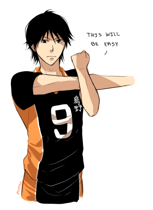 poopyuu:Black haired characters that love their sports. So I though it would be nice seeing them tog