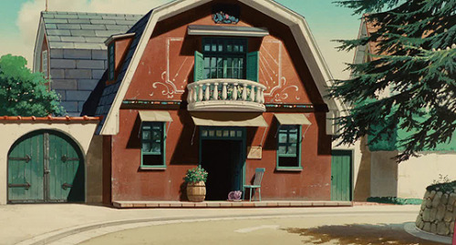 cinemamonamour:Ghibli Houses: The Antique Shop in Whisper of the Heart (1995)