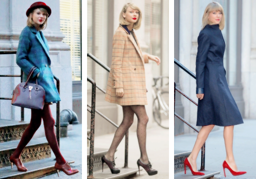 youneverlovedmes:  Taylor leaving her building in New York City on 2014 