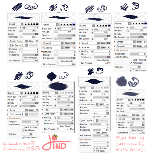 Sai Brush Settings Explore Tumblr Posts And Blogs Tumgir