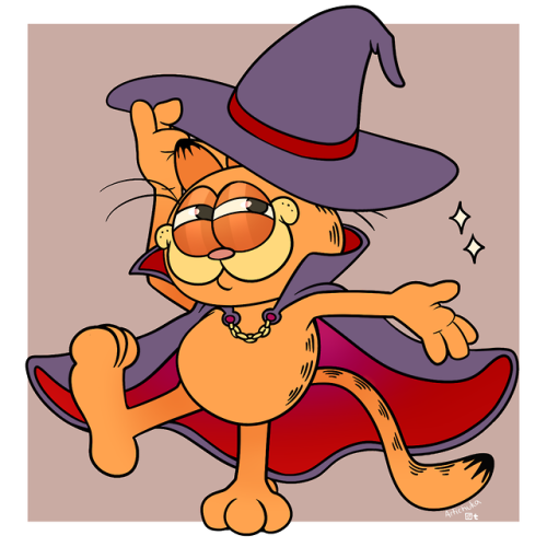 I just really like when people draw Garfield as Garfield the cat from the comics