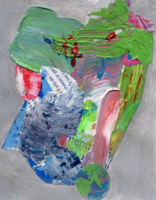 desert-dreamer:  collageacrylic & oil on paper