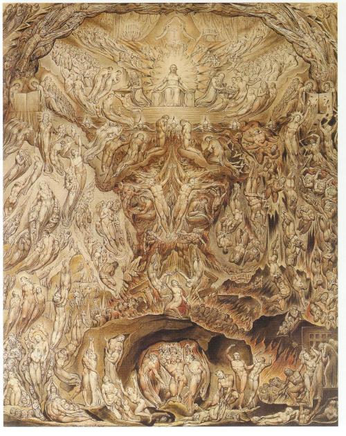 artist-blake: Last Judgement, 1808, William BlakeMedium: pen,watercolor