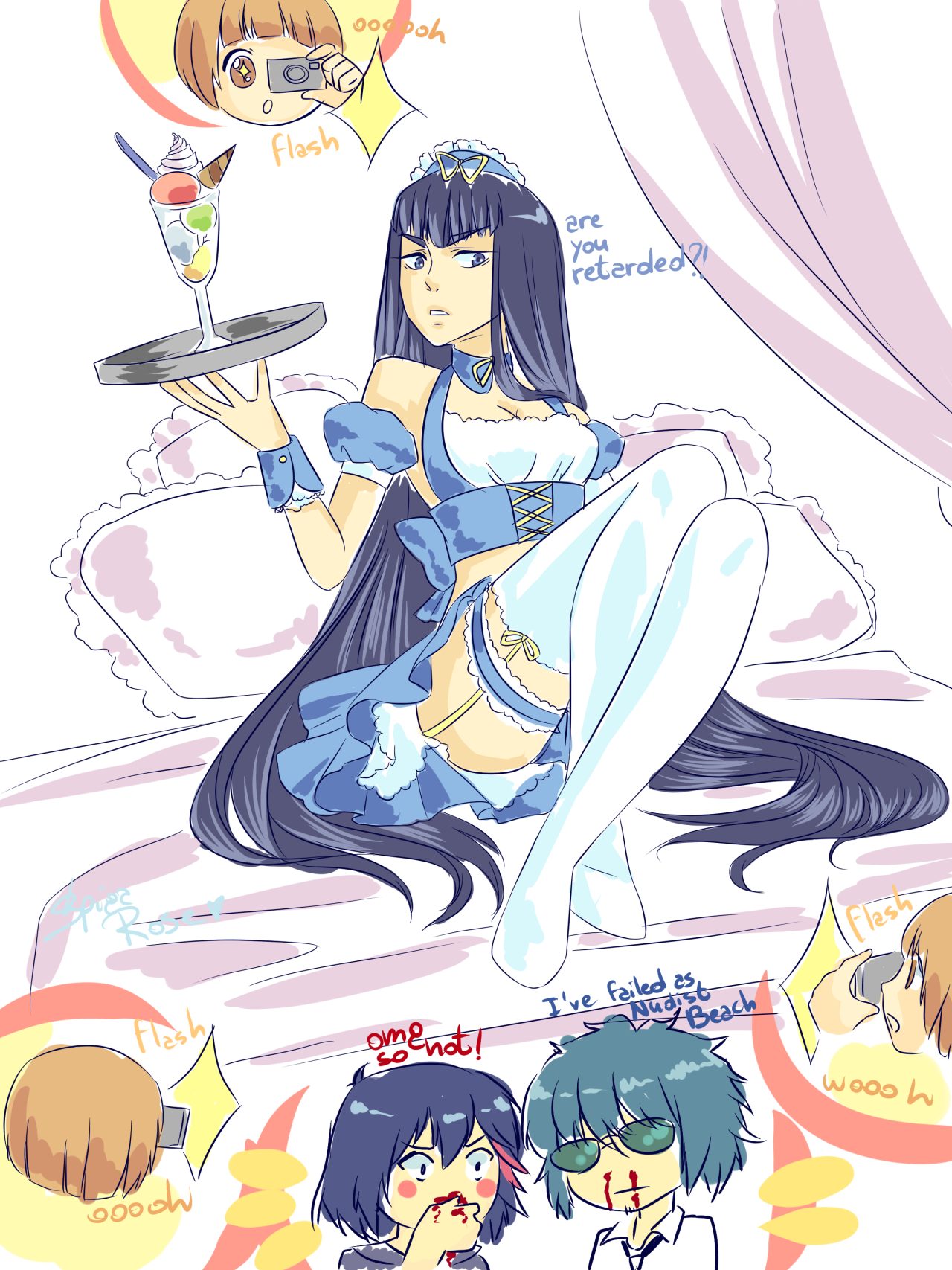 spigaroses:  wow! Maid Satsuki-sama had a great success! have another pic guys! previous