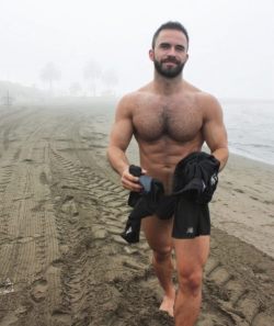 fur+speedo+beard+