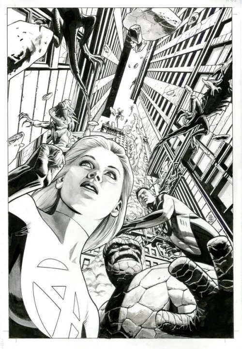 ungoliantschilde:  some black and white artwork by JG Jones.  Pencillll it In