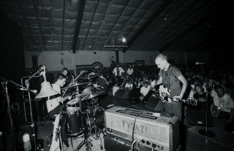 vaticanrust:  Fugazi at the Duncan Arena in Winnipeg, Manitoba, Canada.  August 14, 1991. Photo by Doug Humiski.